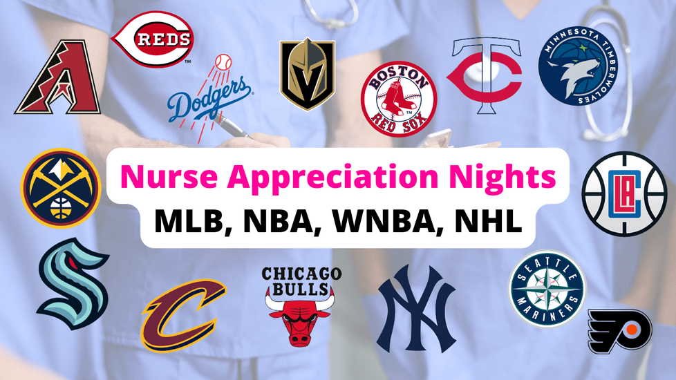 Nurse Appreciation Nights 2025: Baseball, Basketball, Hockey, Soccer (discount tickets)